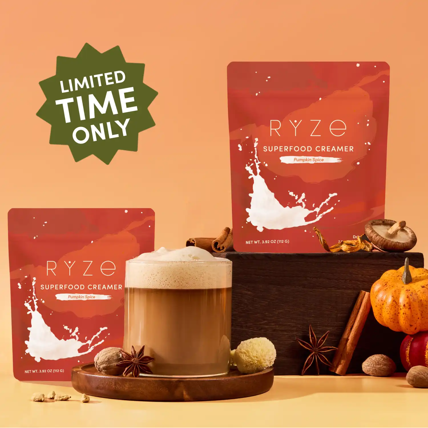 Tasting box collection featuring three latte varieties in Mocha Coffee