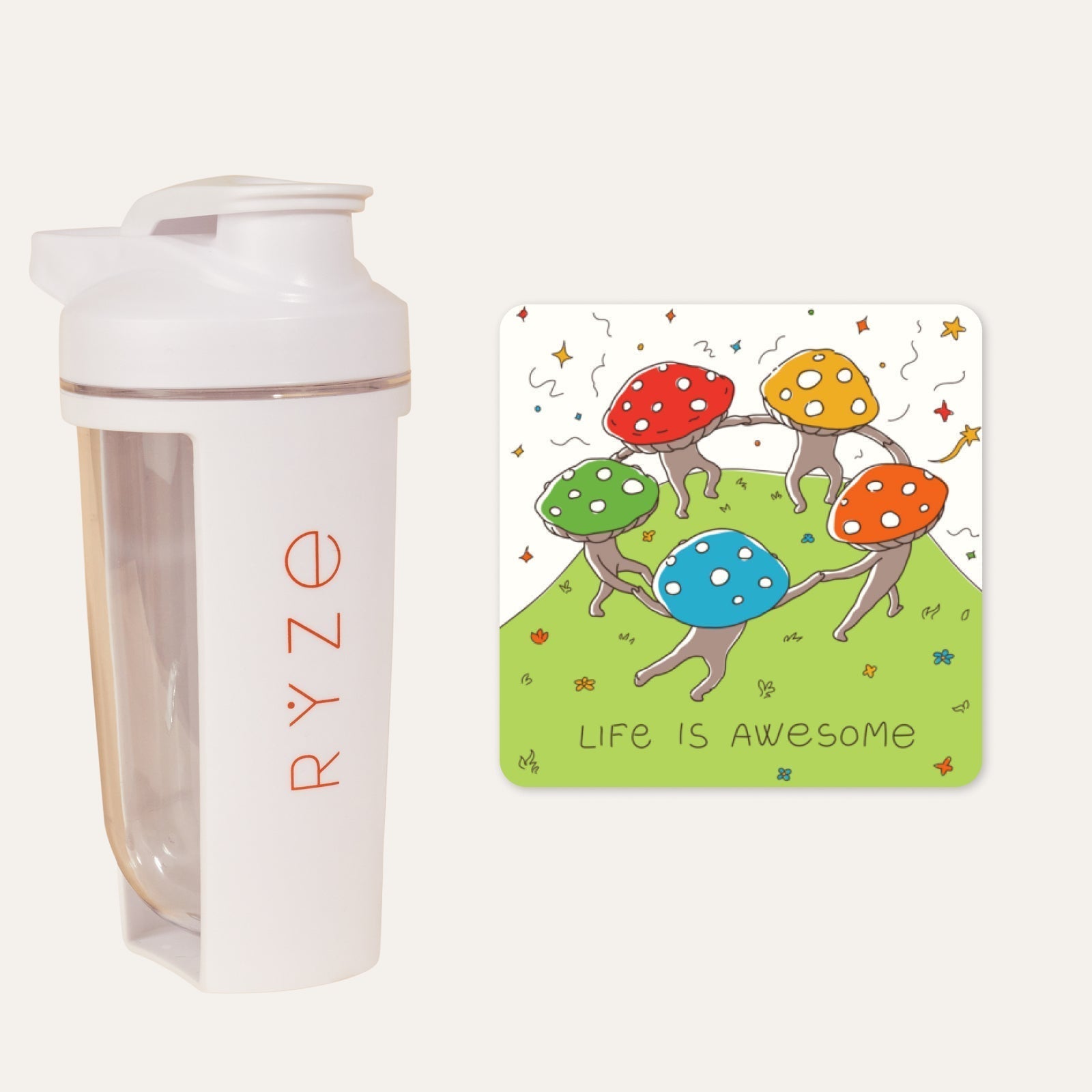 RYZE Shaker Bottle + FREE Gifts