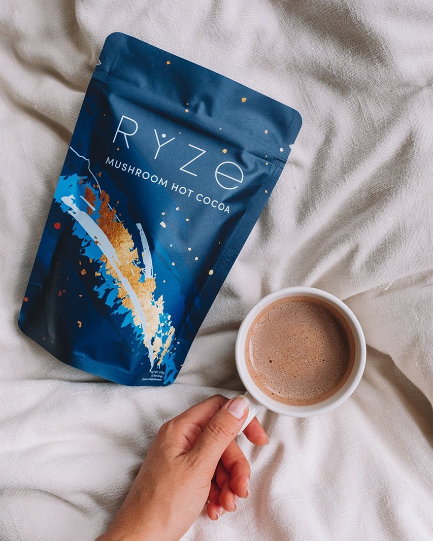 RYZE Try our Mushroom Hot Cocoa 50% OFF!